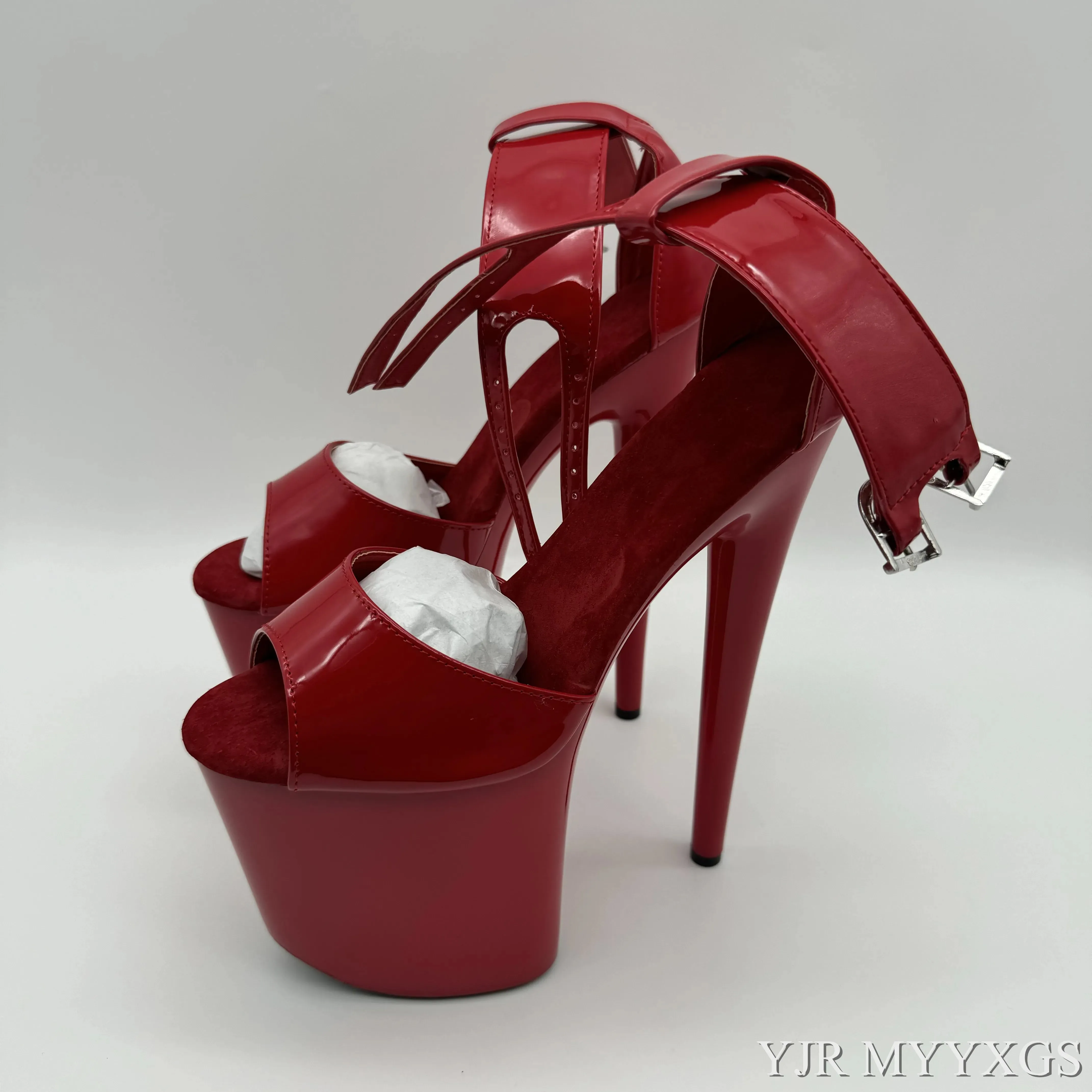 Sexy high heels wedding party shoes 20 cm sexy pole dancing sandals