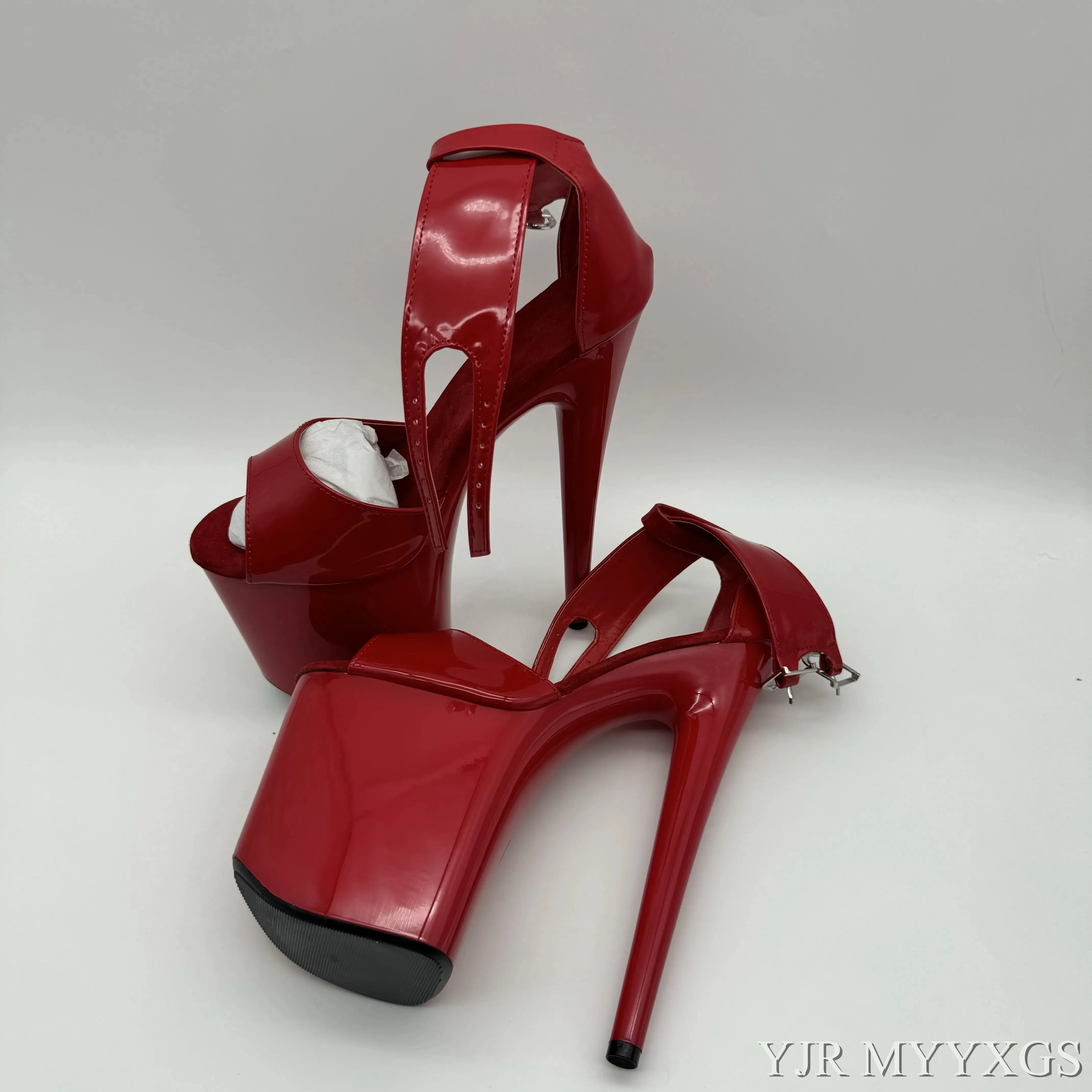 Sexy high heels wedding party shoes 20 cm sexy pole dancing sandals