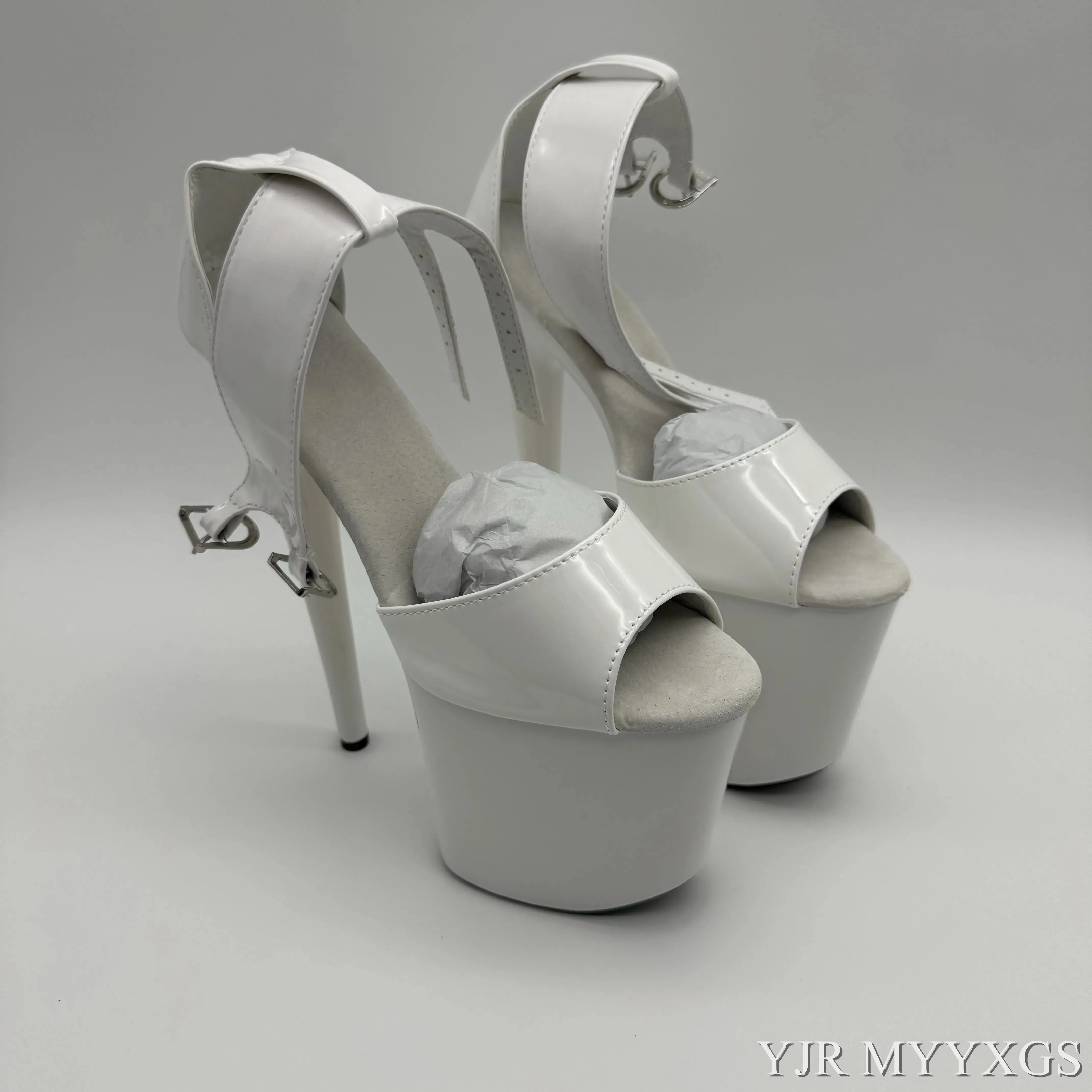 Sexy high heels wedding party shoes 20 cm sexy pole dancing sandals