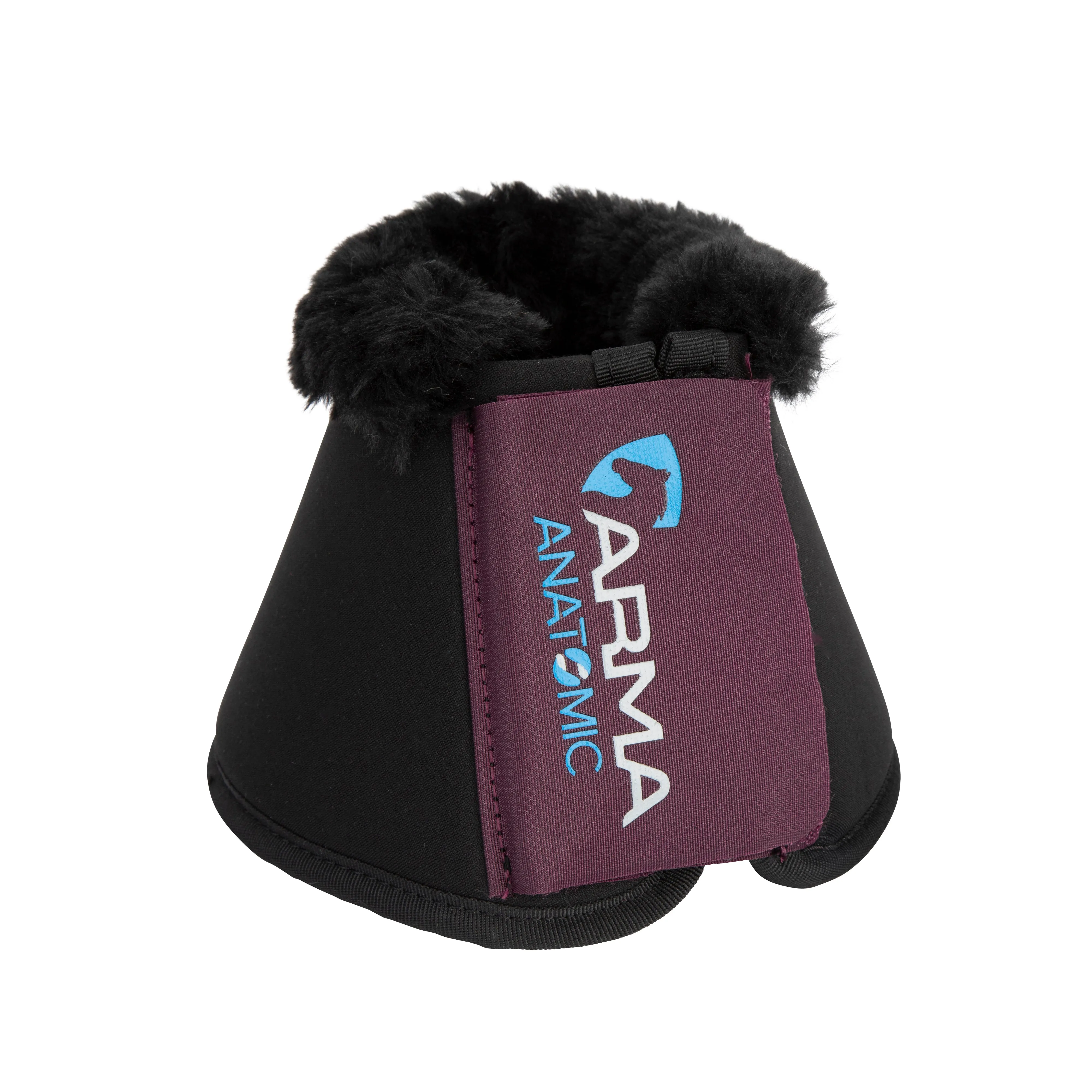 Shires Black Cherry ARMA SupaFleece Neoprene Over Reach Boots