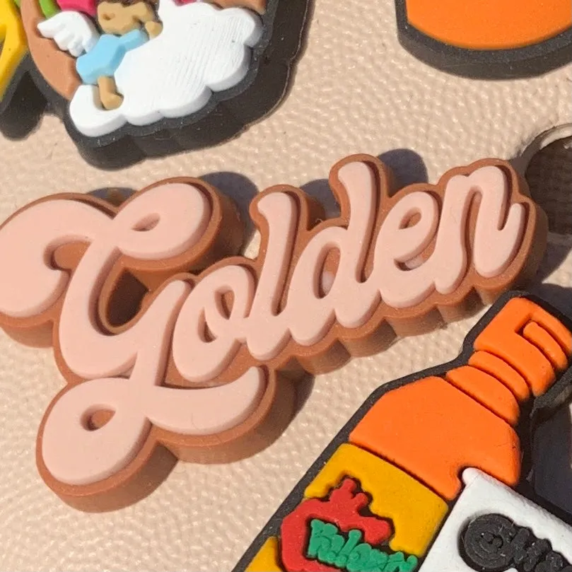 SHOE CHARMS - GOLDEN