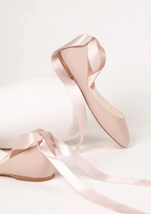 SIENNA BALLET FLATS – NUDE
