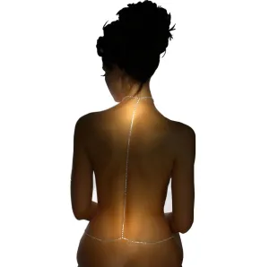 Silver Bikini Belly & Back chain