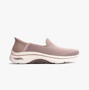 Skechers 125315/TPE GO WALK ARCH FIT 2.0 - DELARA Womens Trainers Taupe