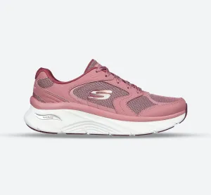 Skechers 149686 Relaxed Fit Arch Fit D'lux Sneakers für Damen mit weiter Passform - Mauve