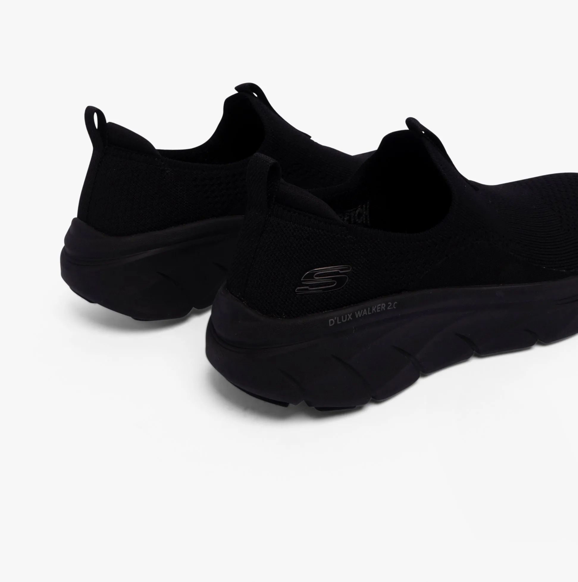 Skechers 150092/BBK RELAXED FIT: D'LUX WALKER 2.0 - BOLD STATE Womens Trainers Black