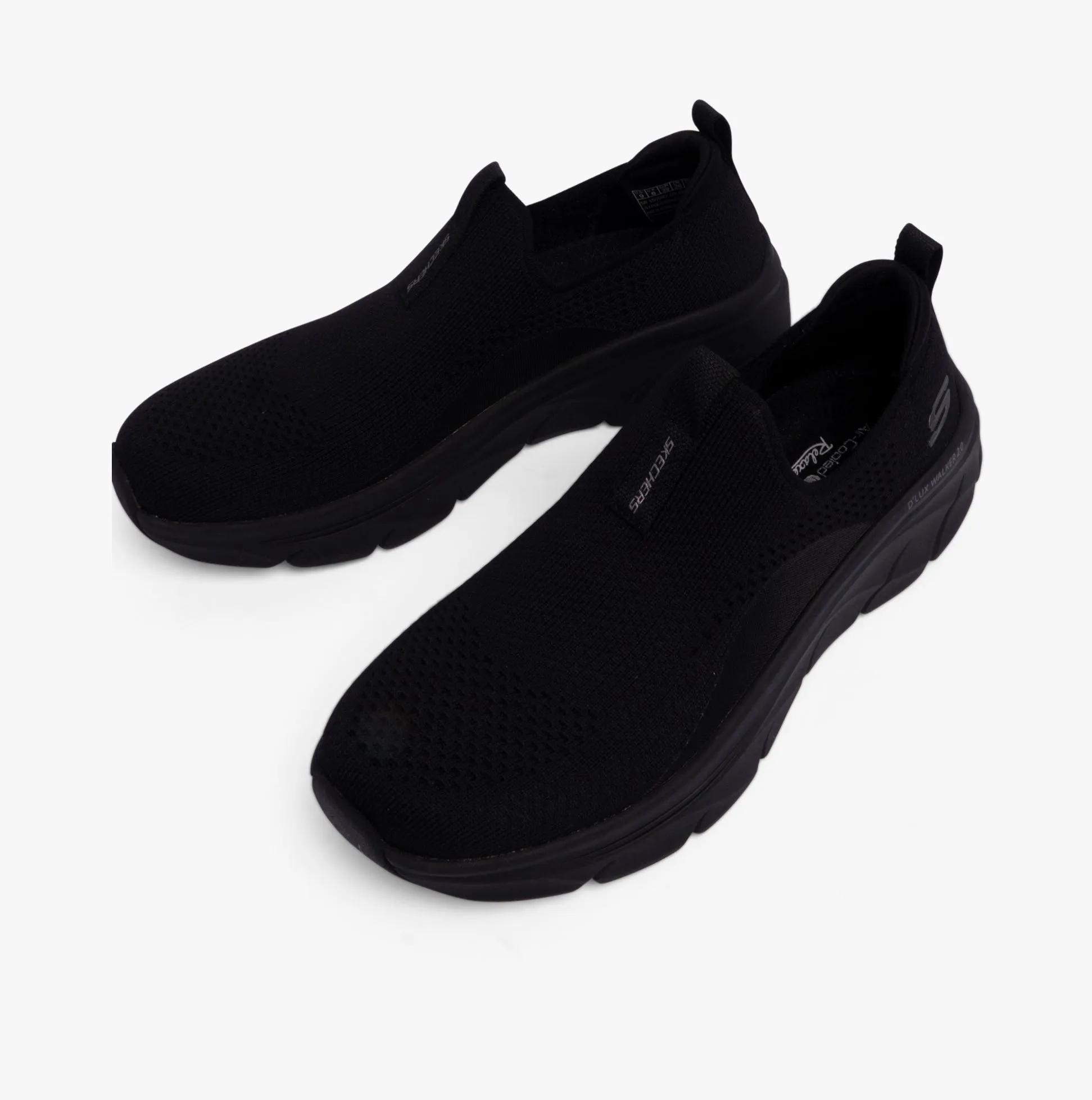 Skechers 150092/BBK RELAXED FIT: D'LUX WALKER 2.0 - BOLD STATE Womens Trainers Black