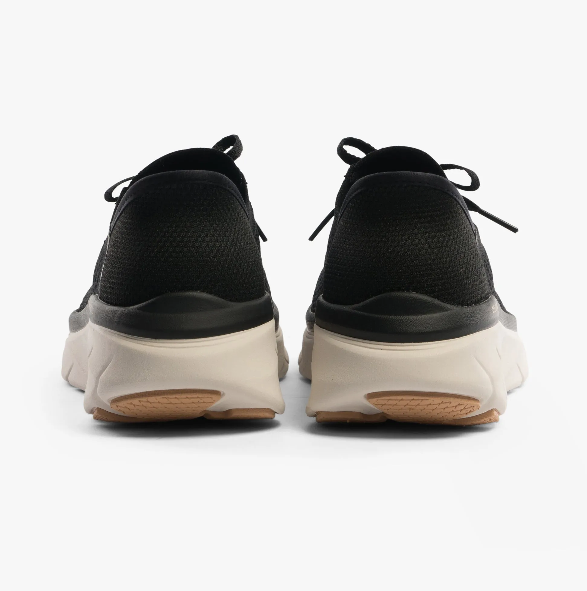 Skechers 150105/BKTN D'LUX WALKER 2.0-THRILL MOVEM Womens Trainers Black/Tan