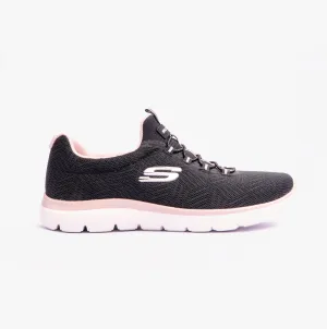 Skechers 150119/BKPK SUMMITS Womens Trainers Black/Pink