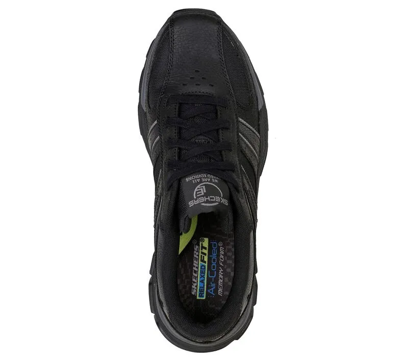Skechers 204330 Respected Edgemere Walking-Sneaker für Herren in weiter Passform