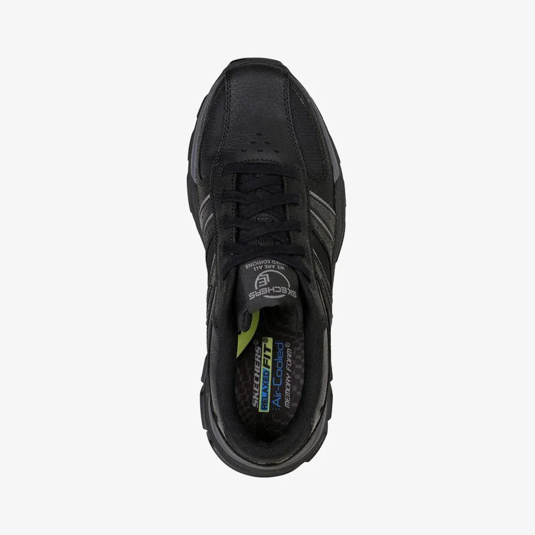Skechers 204330/BLK RESPECTED-EDGEMERE Mens Shoes Black