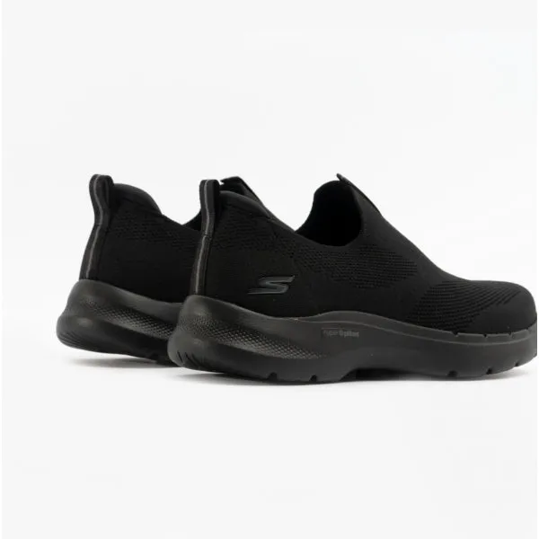 Skechers 216202/BBK GO WALK 6 Mens Slip-On Trainers Black