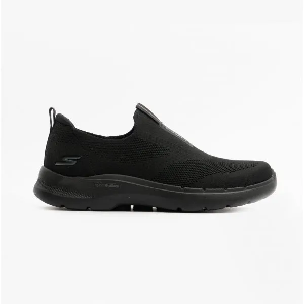 Skechers 216202/BBK GO WALK 6 Mens Slip-On Trainers Black