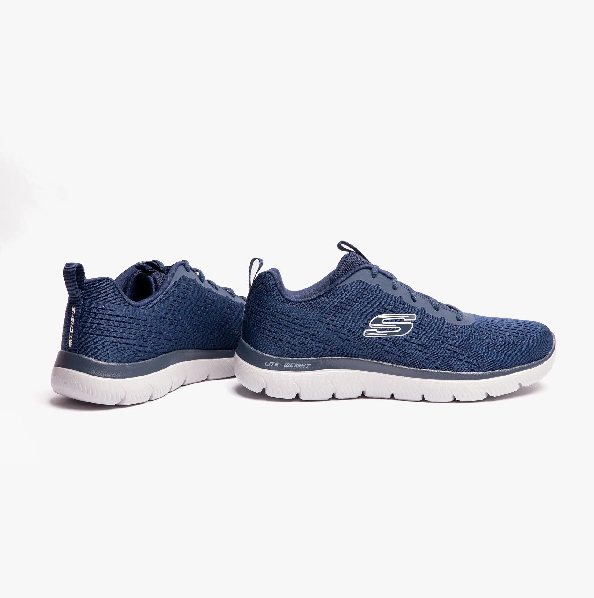 Skechers 232395/NVGY SUMMITS - TORRE Mens Shoes Navy/Gray