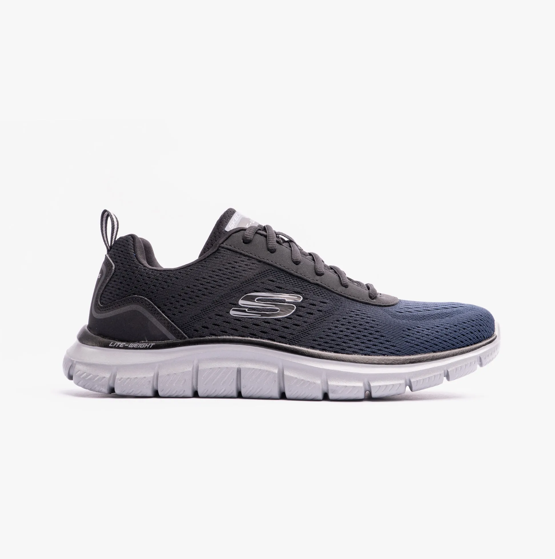 Skechers 232399/NVBK TRACK - RIPKENT Mens Trainers Navy/Black