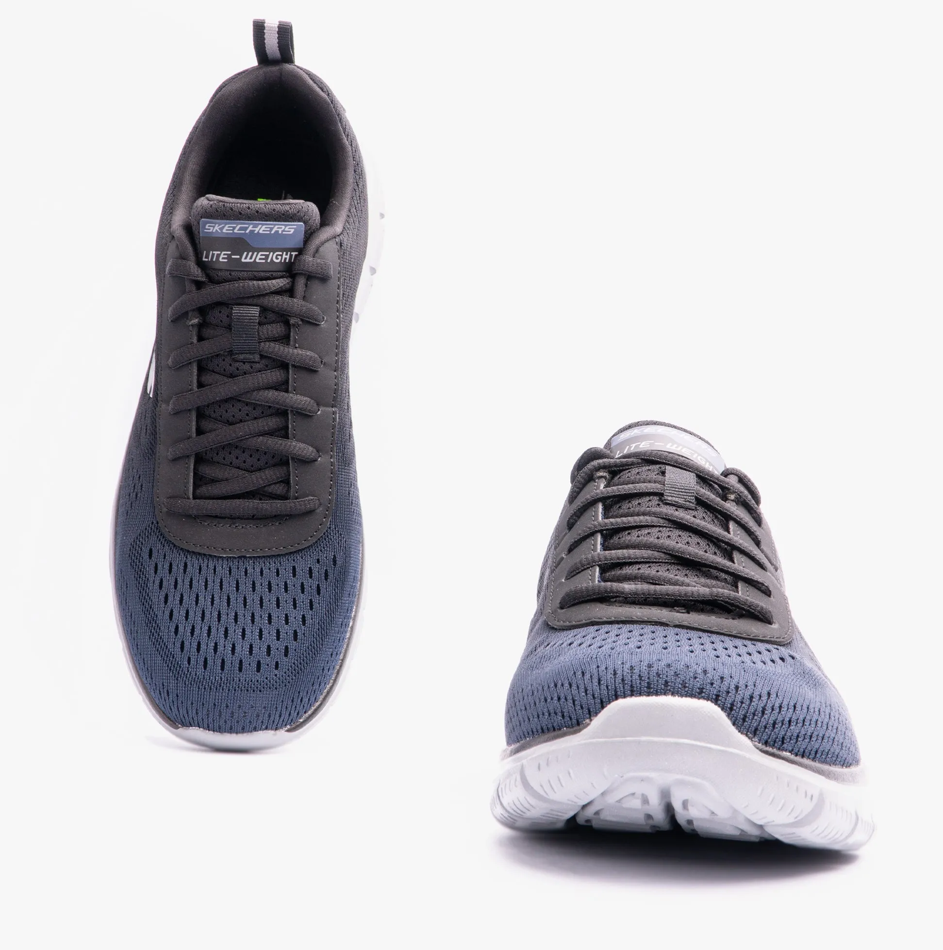 Skechers 232399/NVBK TRACK - RIPKENT Mens Trainers Navy/Black