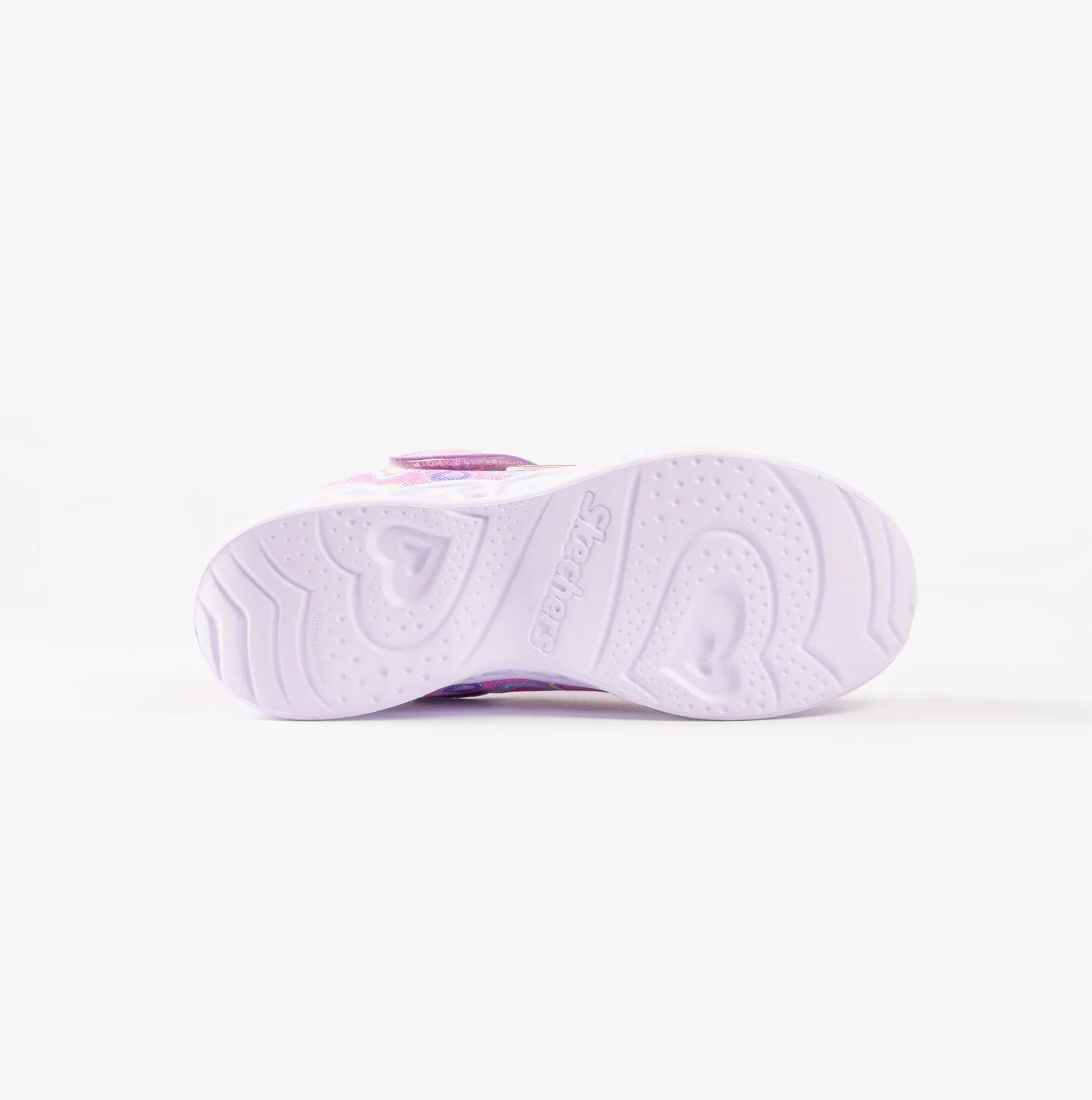 Skechers 303257L/LVMT HEART LIGHTS - BOOGIE LOVE Girls Trainers Lavender Multi
