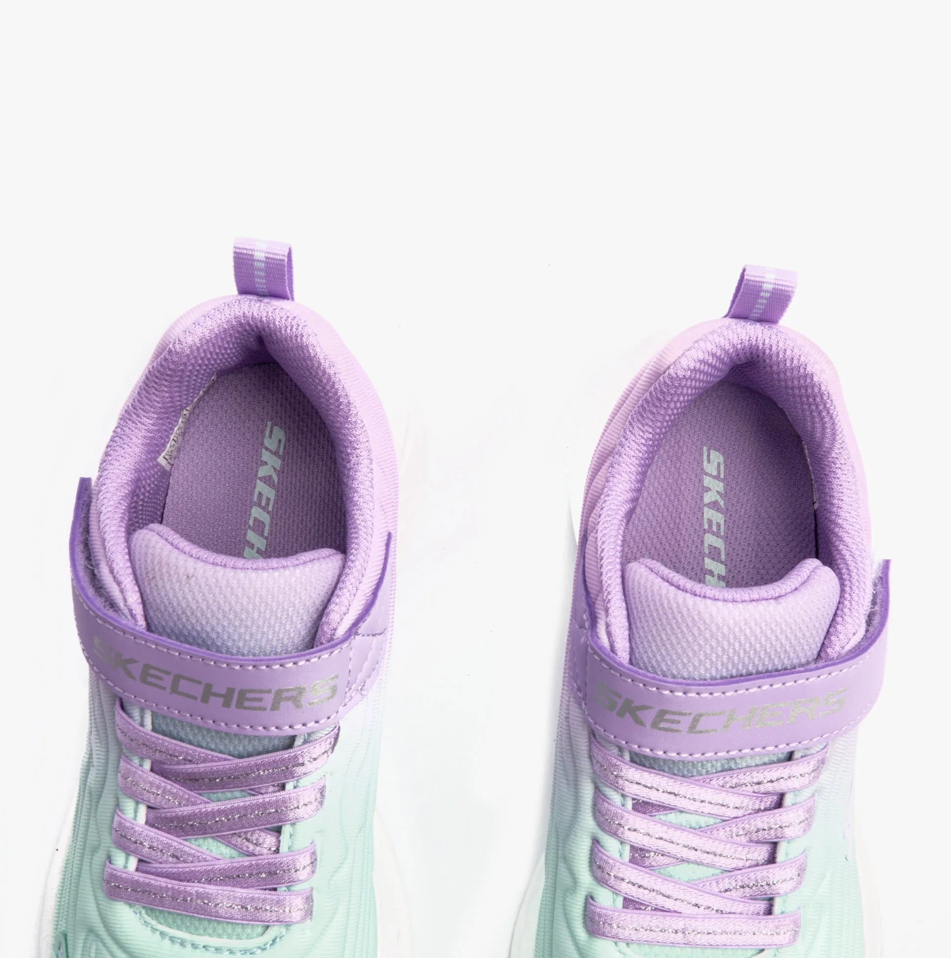 Skechers 303603L/LVTQ JUMPSTERS-TECH Girls Trainers Lavender/Turquoise