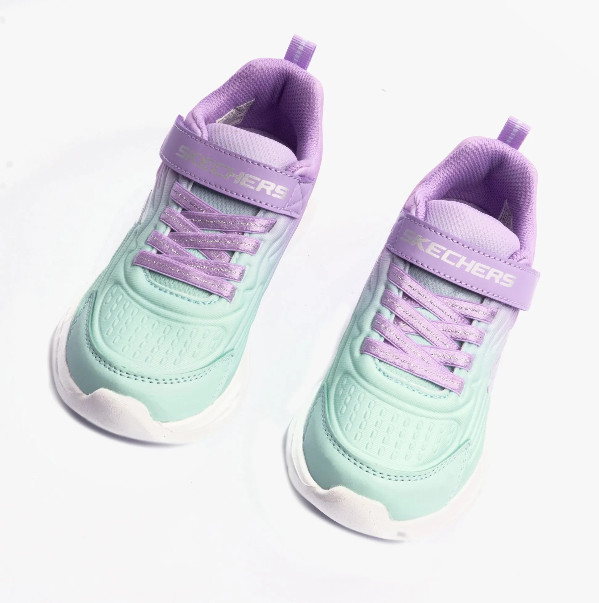 Skechers 303603L/LVTQ JUMPSTERS-TECH Girls Trainers Lavender/Turquoise