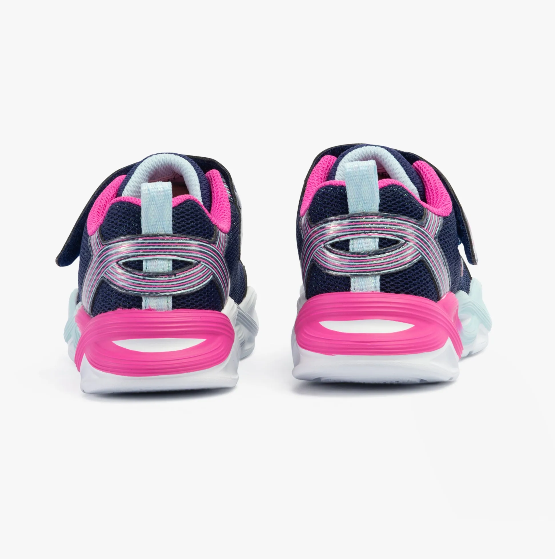 Skechers 303717L/NVMT TWISTY GLOW Girls Trainers Navy/Multi