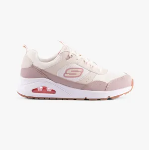 Skechers 310567L/NTTP UNO - MESH MODE Girls Trainers Natural/Taupe