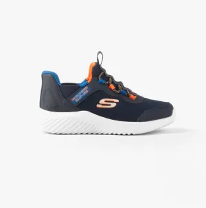 Skechers BOUNDER - BRISK-BURST Boys Trainers Navy