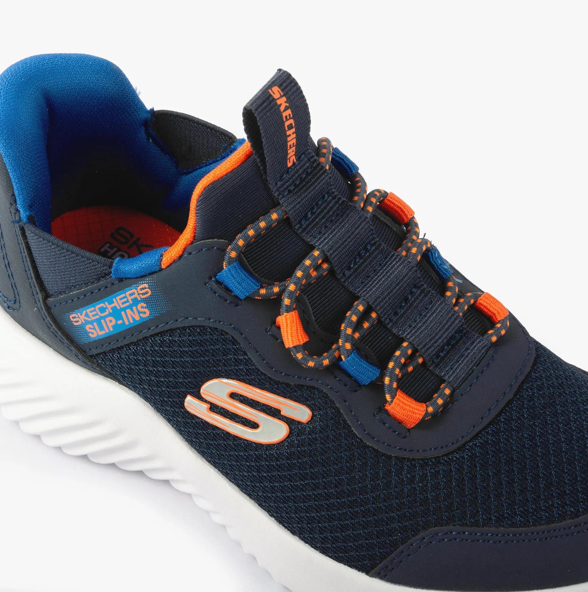 Skechers BOUNDER - BRISK-BURST Boys Trainers Navy