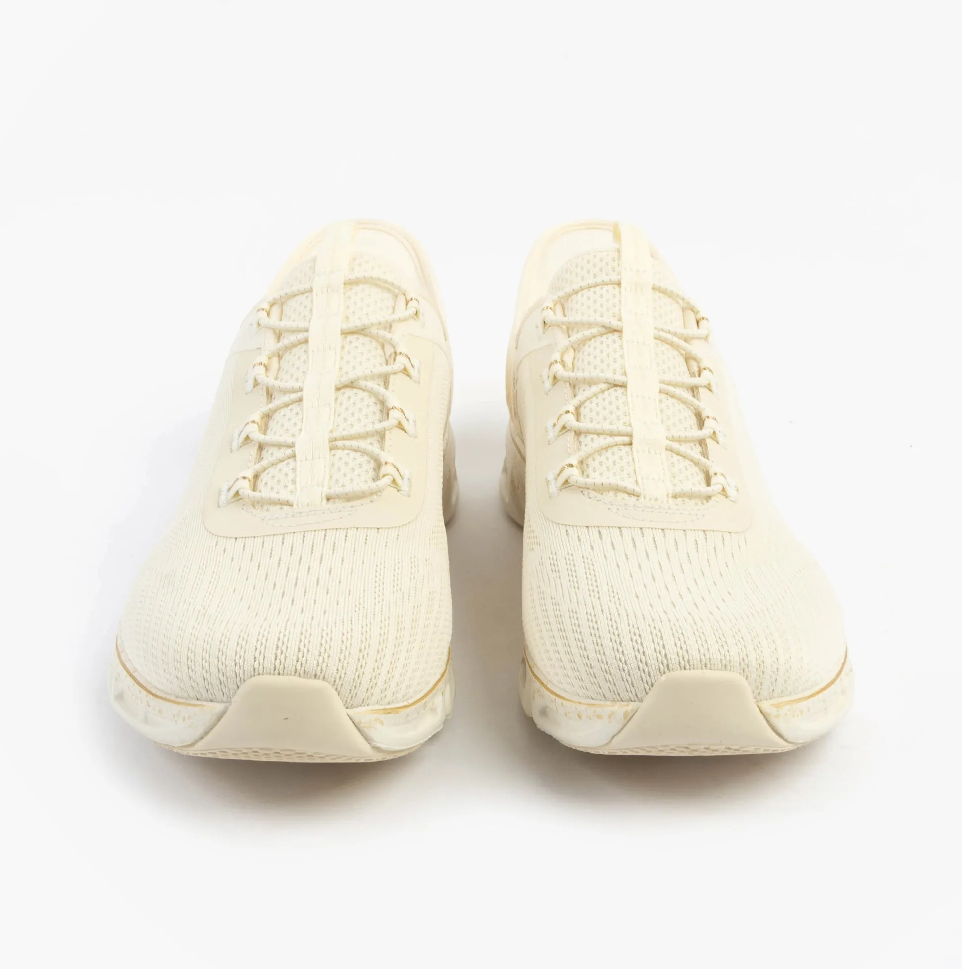 Skechers GLIDE-STEP GRATIFY - PACE Womens Trainers Natural/Gold