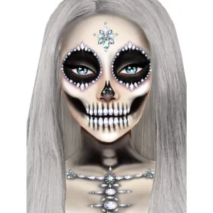 Skeleton Rhinestone Stick-On Jewels