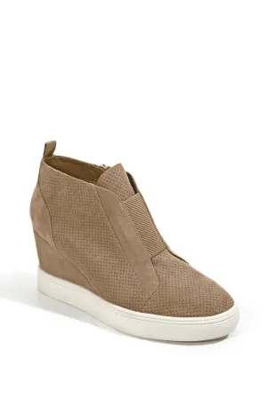 Slip-On Wedge Sneaker Stone