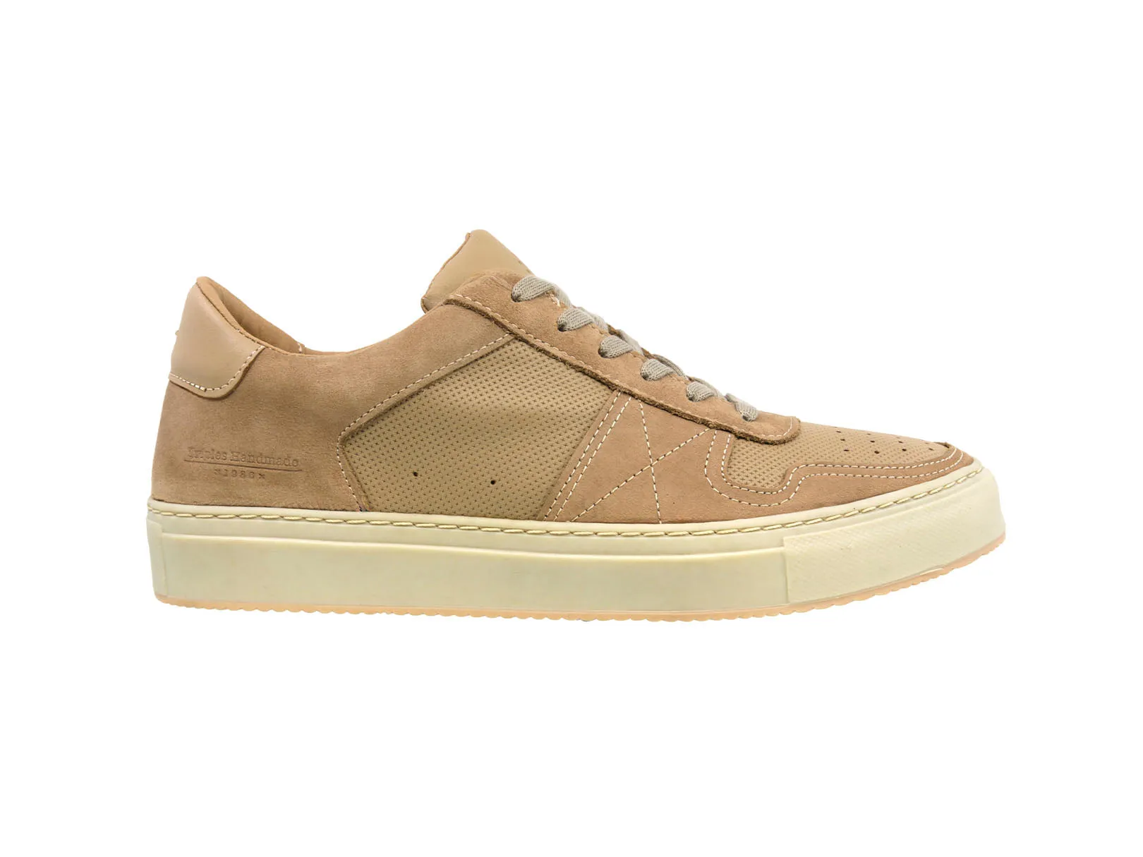Sneaker Casual de Piel Triples para Hombre Olten 36057 Beige