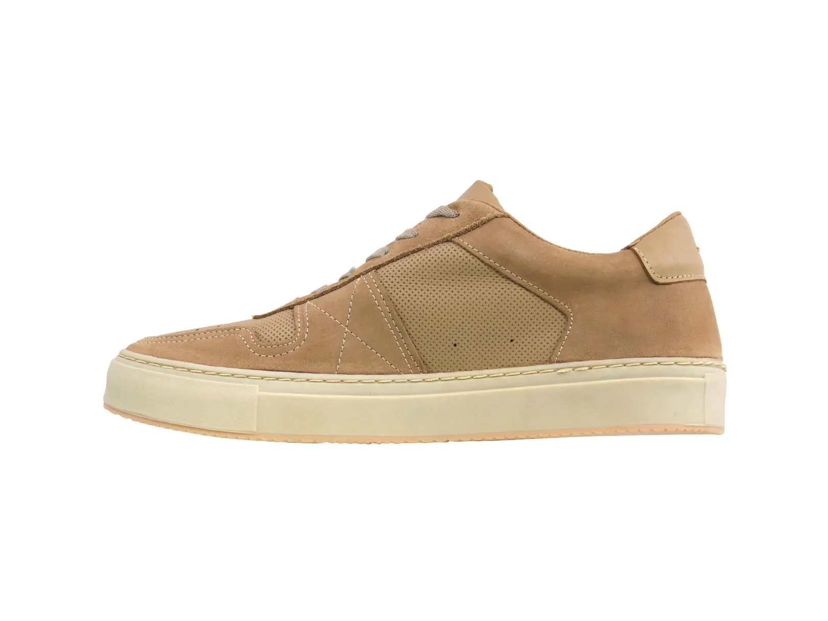 Sneaker Casual de Piel Triples para Hombre Olten 36057 Beige