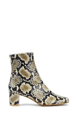 Sofia Snake Print Leather Boots