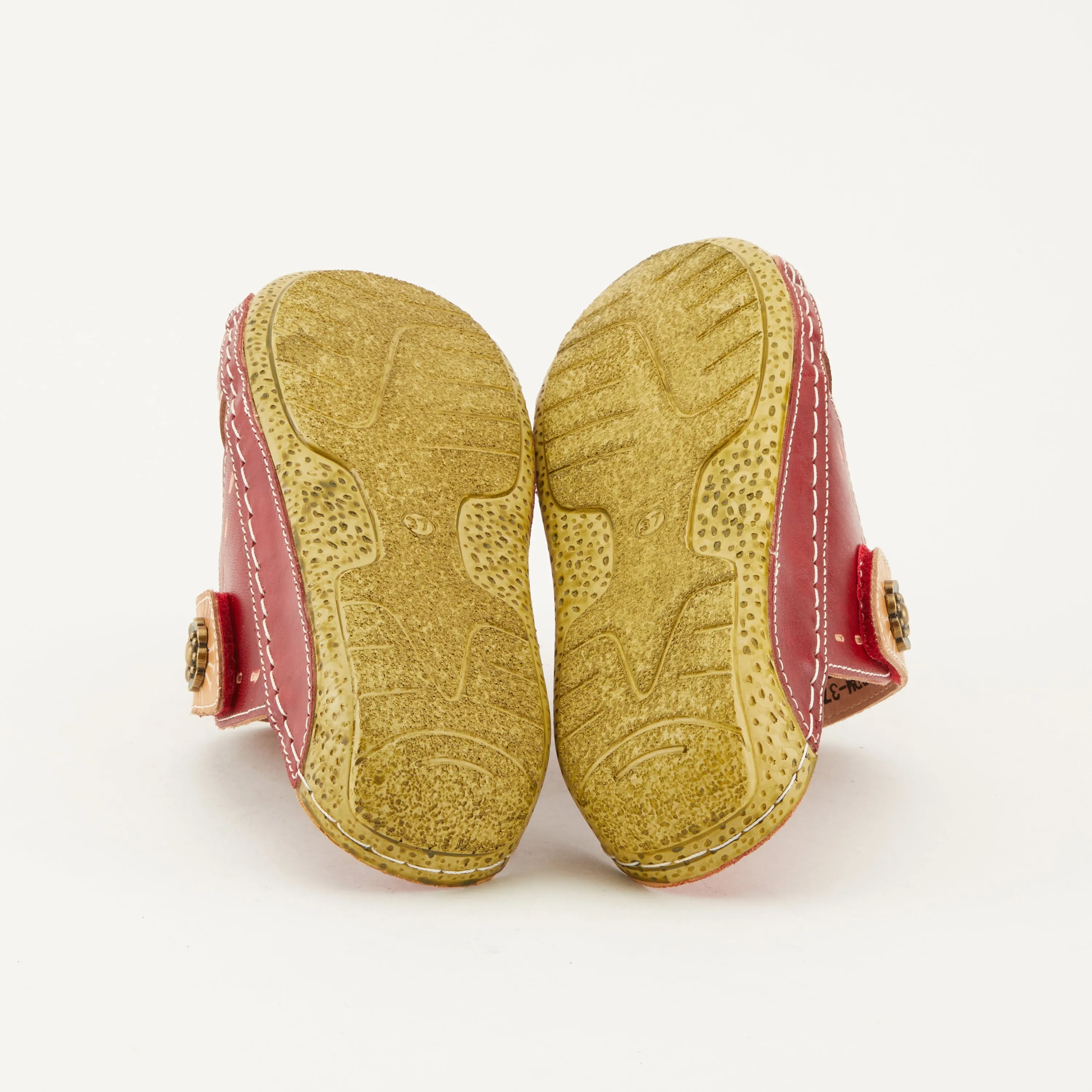 Spring Step Shoes L'Artiste Leigh Slide Sandal Women’s Hand Painted Leather