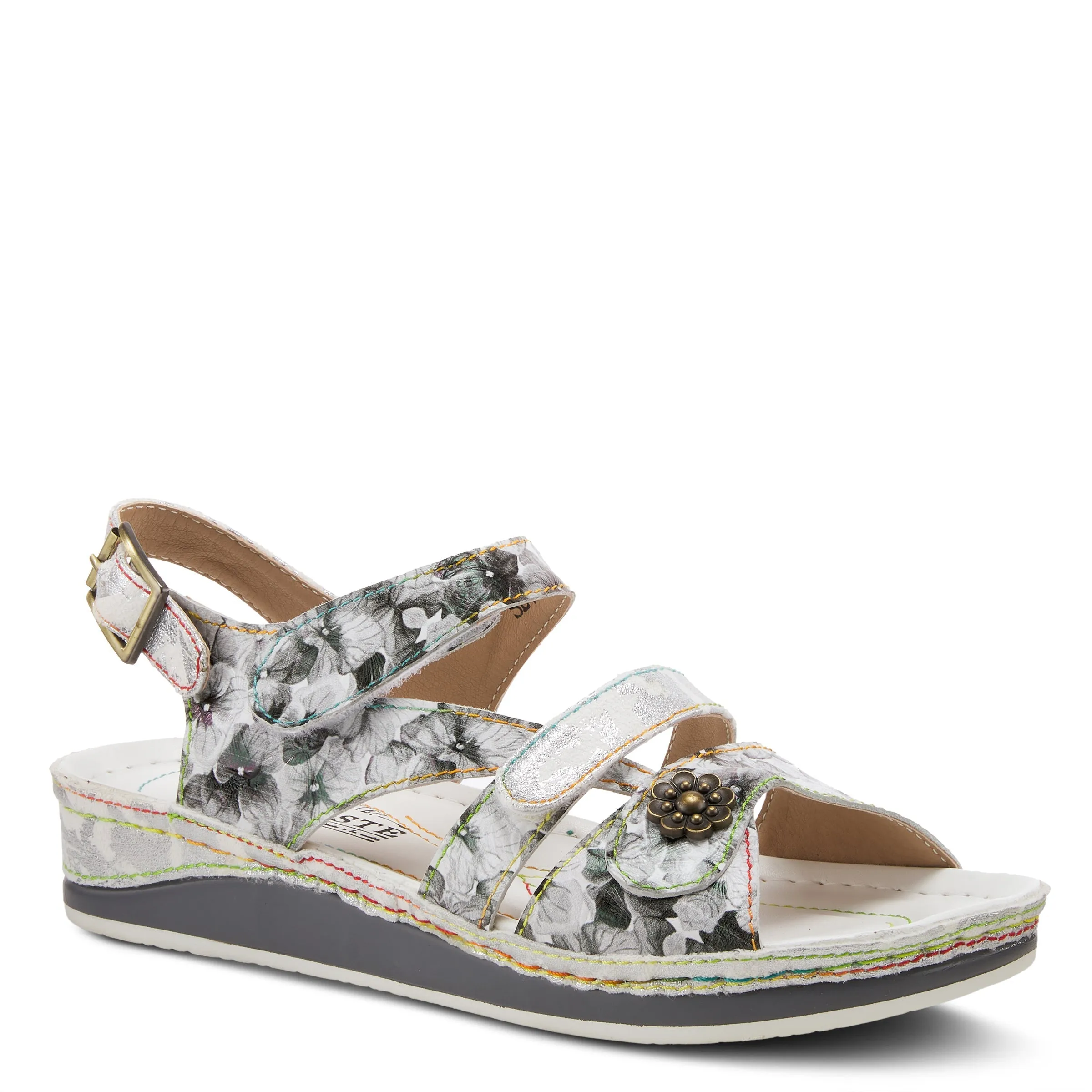 Spring Step Shoes L'Artiste Sumacah Sandal Women's Hand Painted Leather
