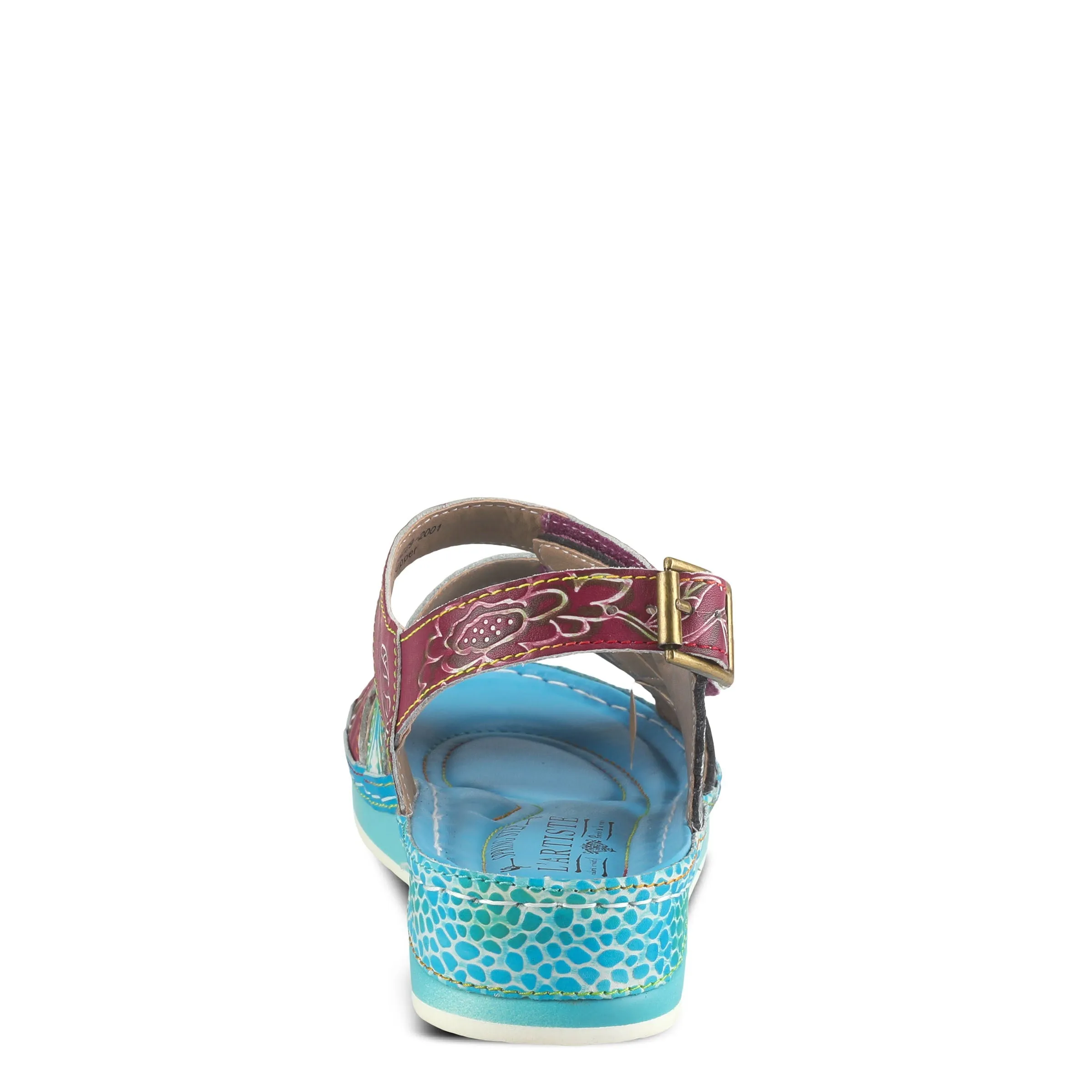 Spring Step Shoes L'Artiste Sumacah Sandal Women's Hand Painted Leather