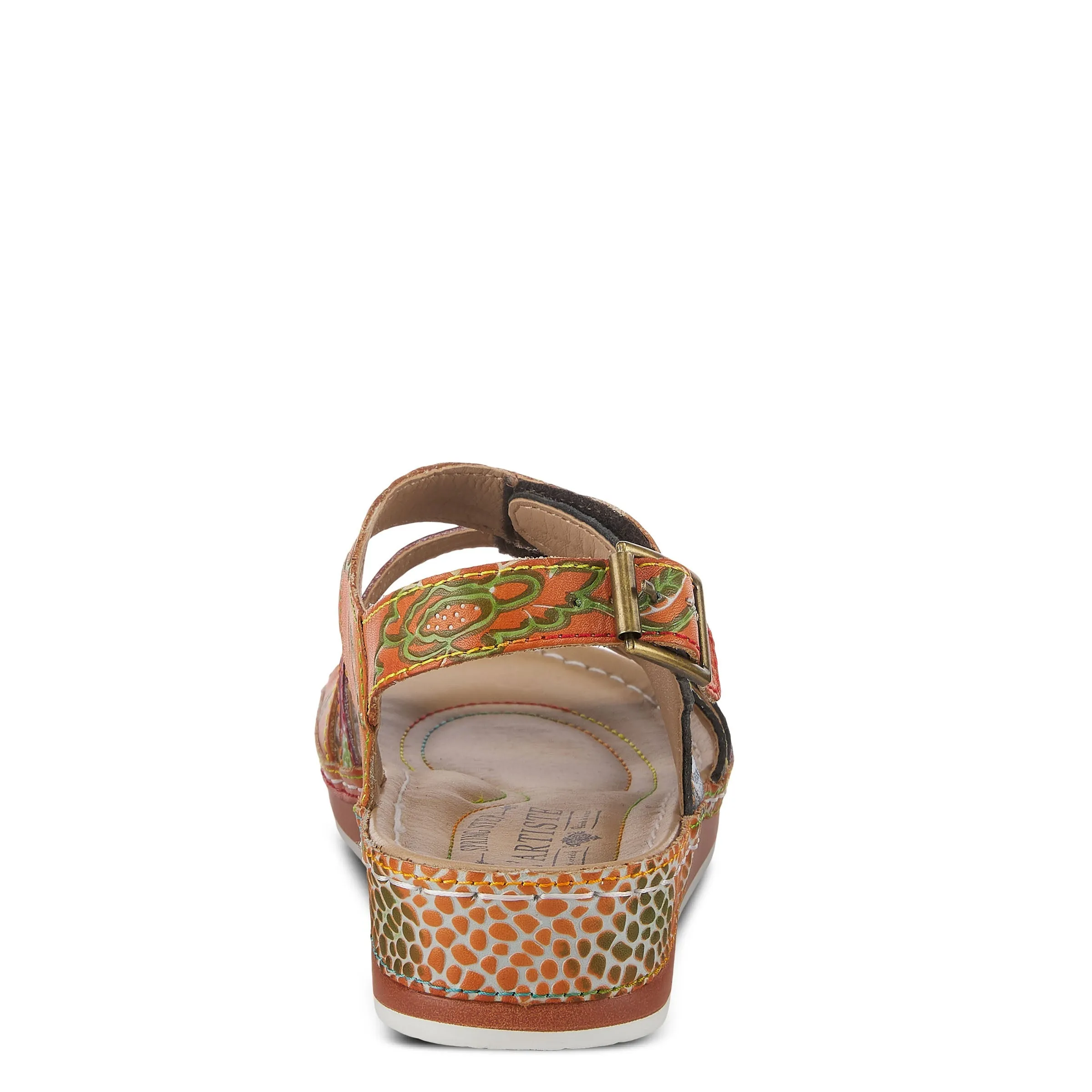 Spring Step Shoes L'Artiste Sumacah Sandal Women's Hand Painted Leather