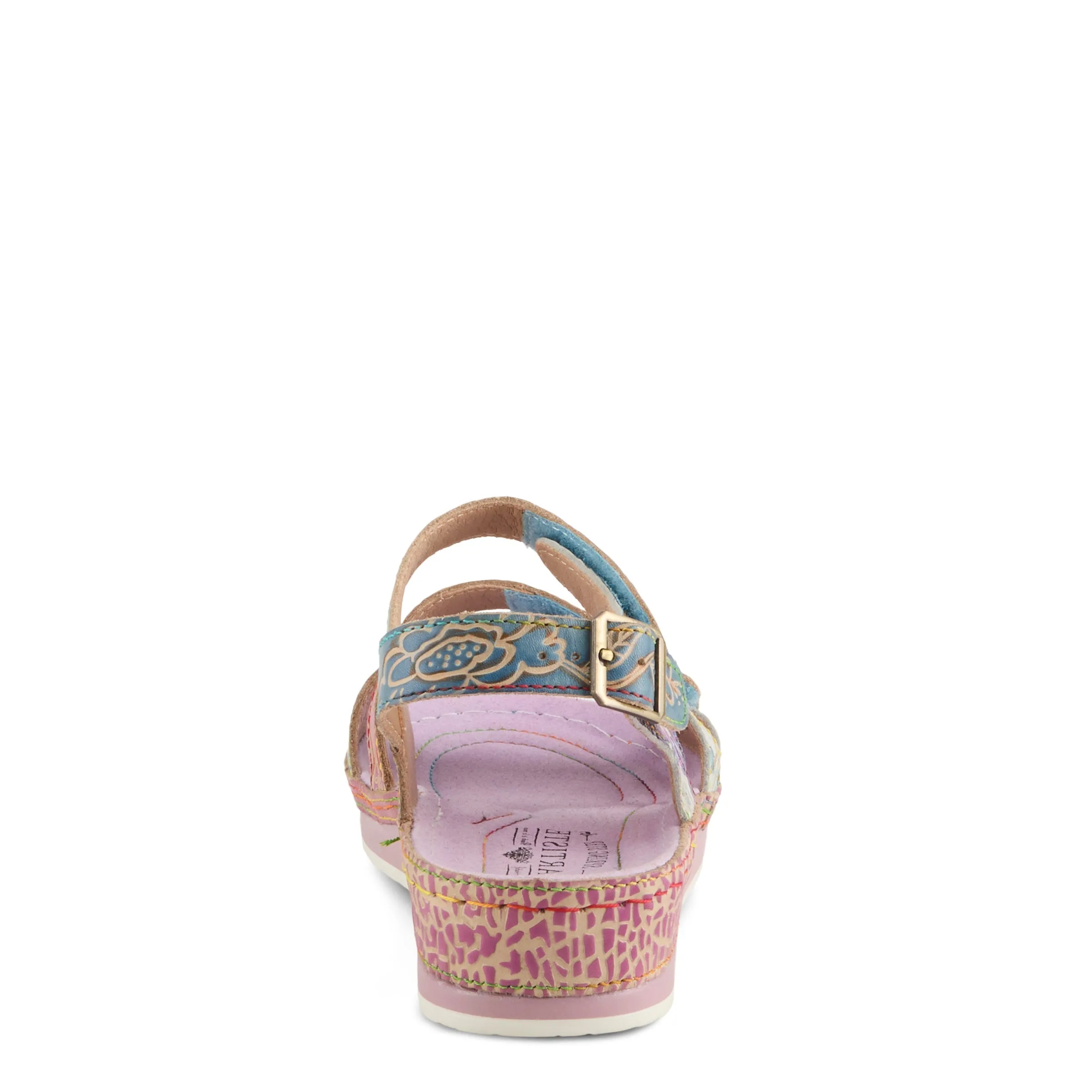 Spring Step Shoes L'Artiste Sumacah Sandal Women's Hand Painted Leather