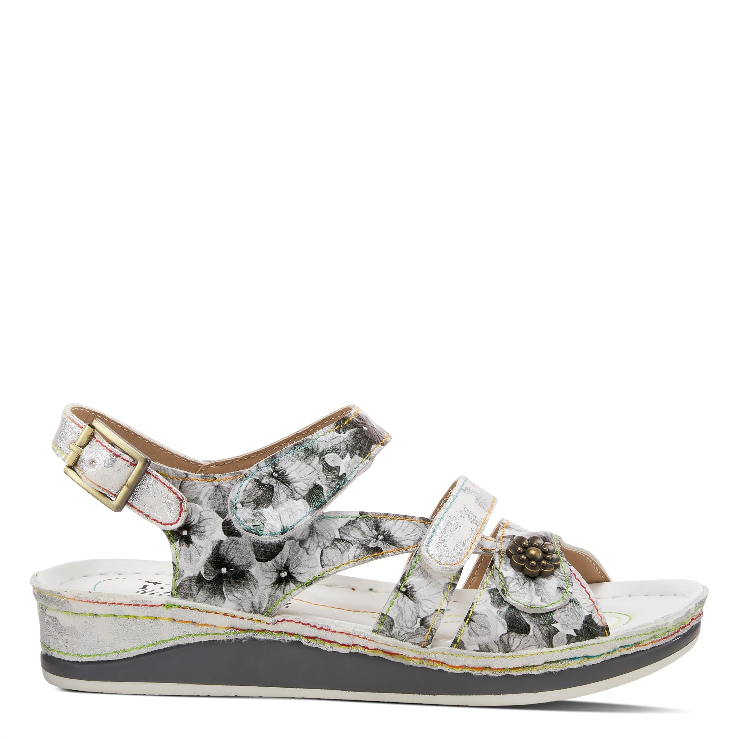 Spring Step Shoes L'Artiste Sumacah Sandal Women's Hand Painted Leather