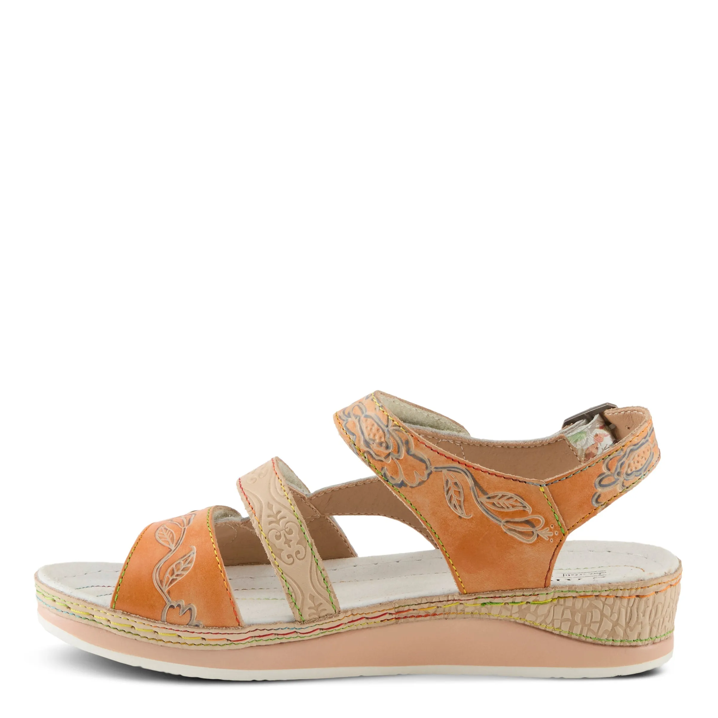 Spring Step Shoes L'Artiste Sumacah Sandal Women's Hand Painted Leather