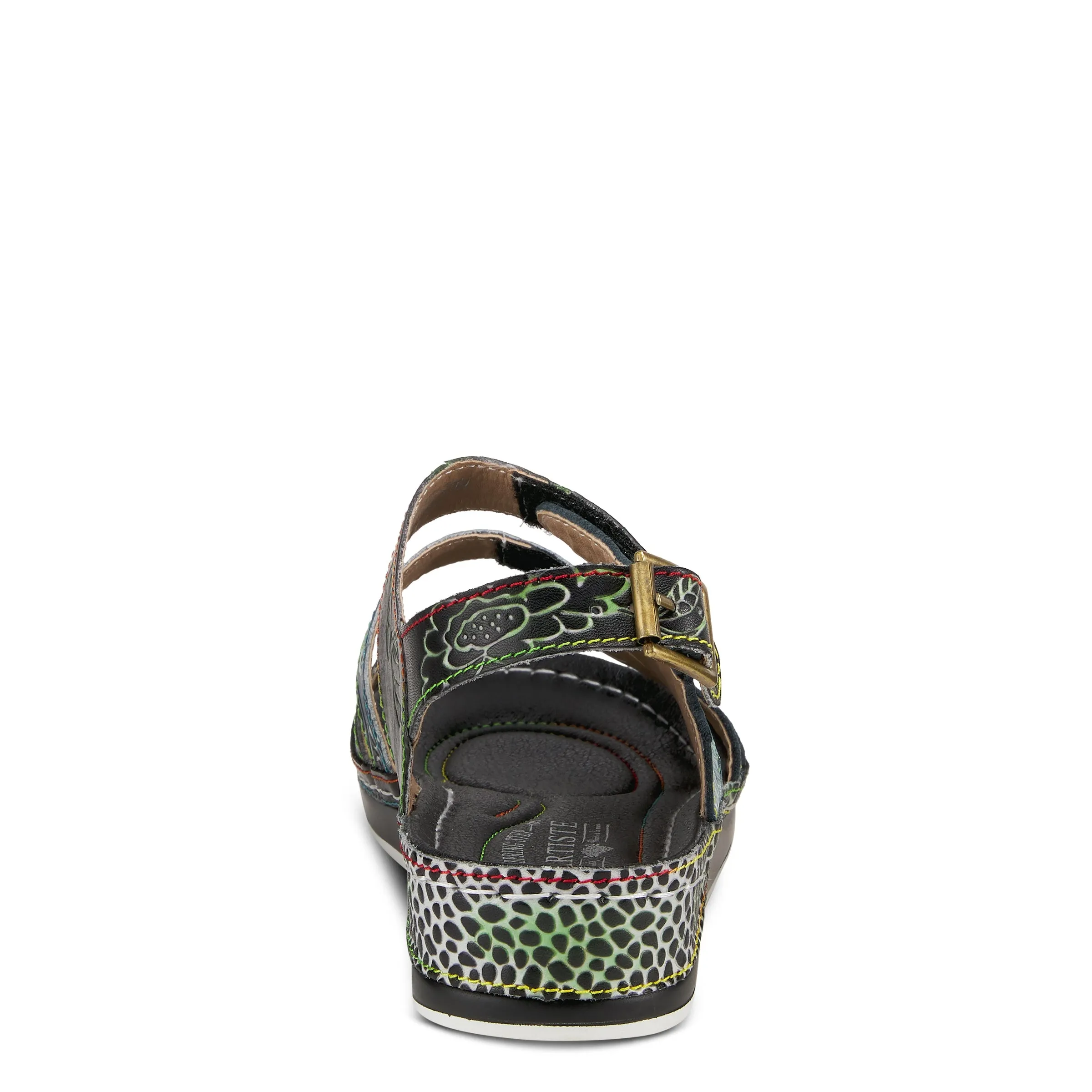 Spring Step Shoes L'Artiste Sumacah Sandal Women's Hand Painted Leather