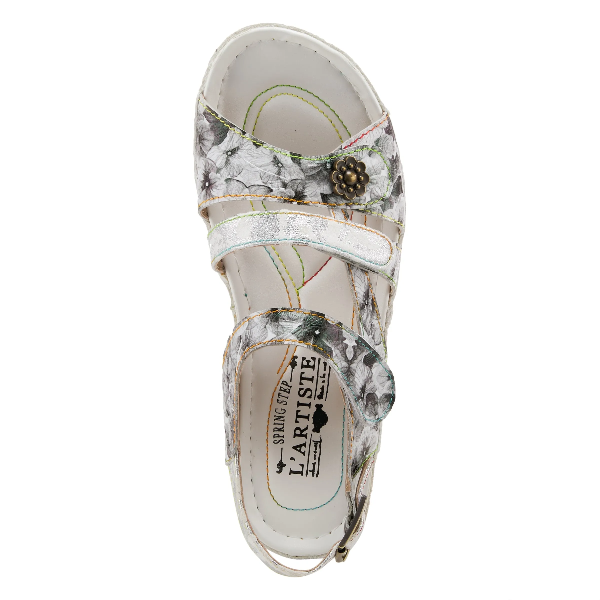 Spring Step Shoes L'Artiste Sumacah Sandal Women's Hand Painted Leather