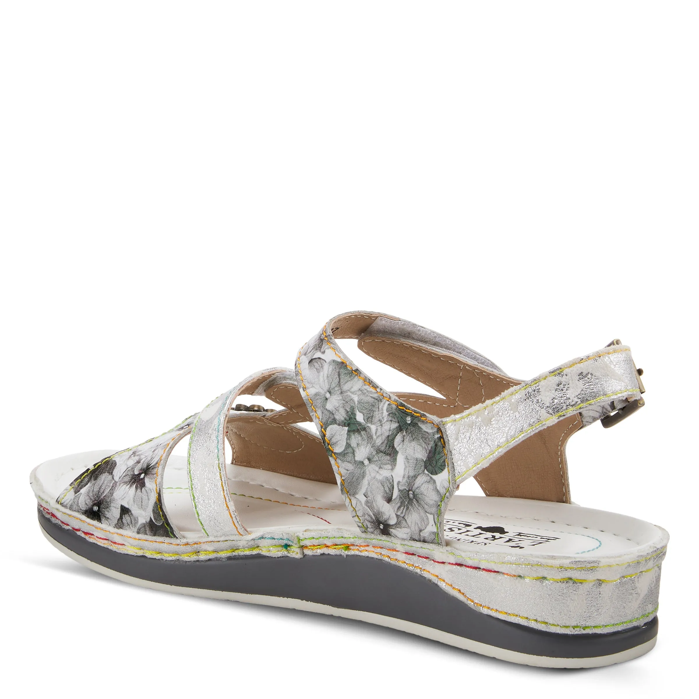Spring Step Shoes L'Artiste Sumacah Sandal Women's Hand Painted Leather