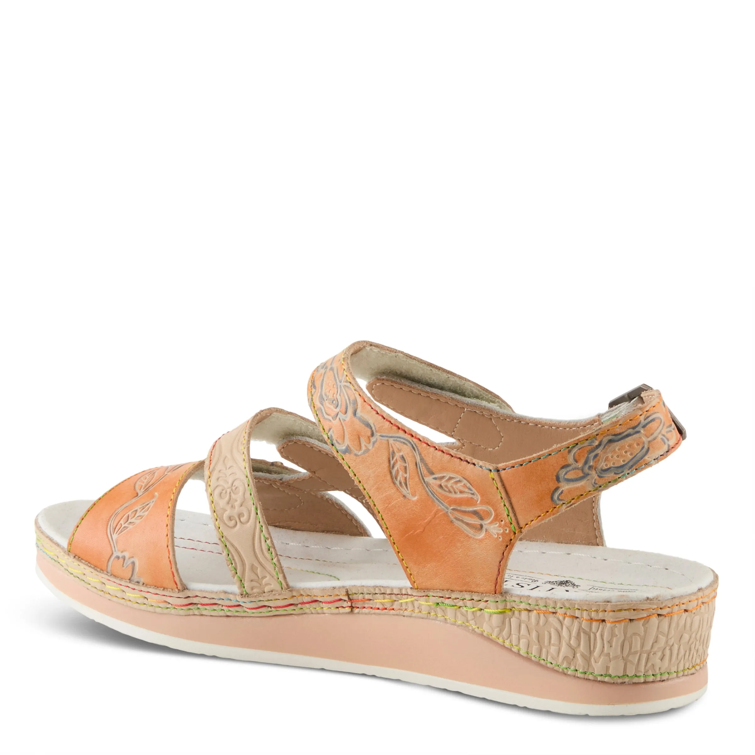 Spring Step Shoes L'Artiste Sumacah Sandal Women's Hand Painted Leather