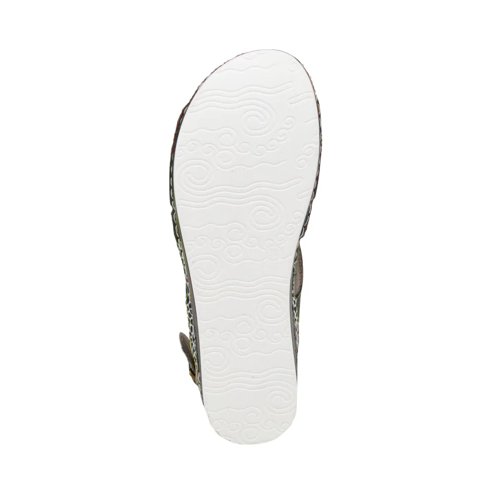 Spring Step Women's Sumacah Sandal in Black Multi