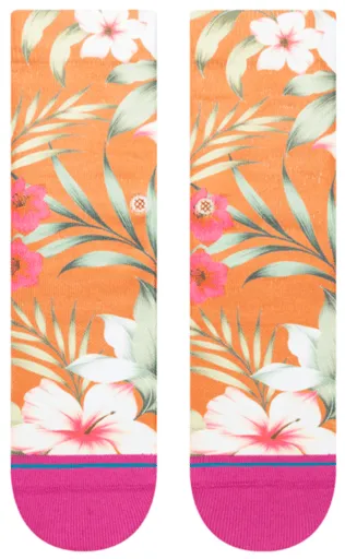 Stance Socks Womens Hawa Wailoa Burnt Orange