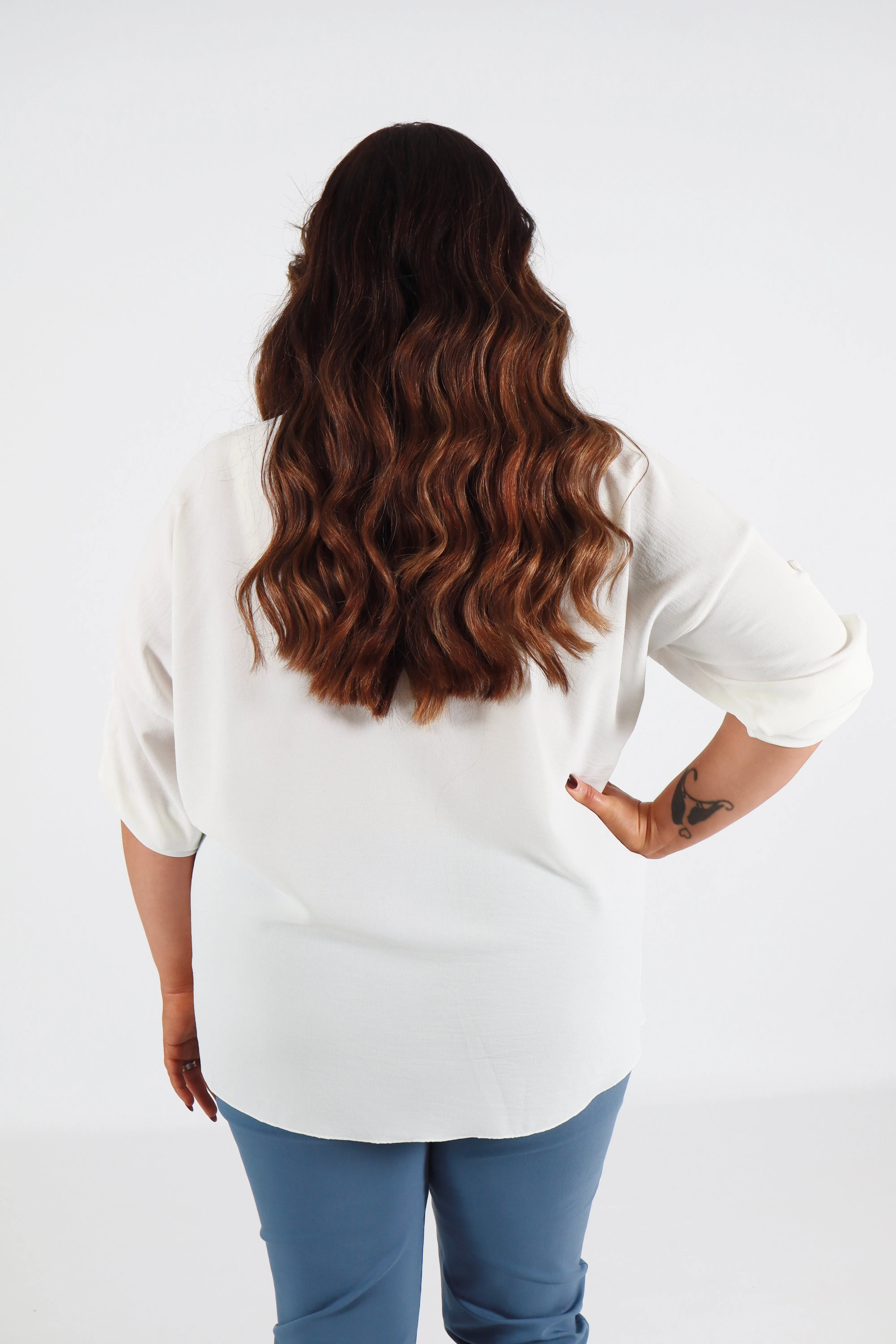 Stephanie Blouse in Cream