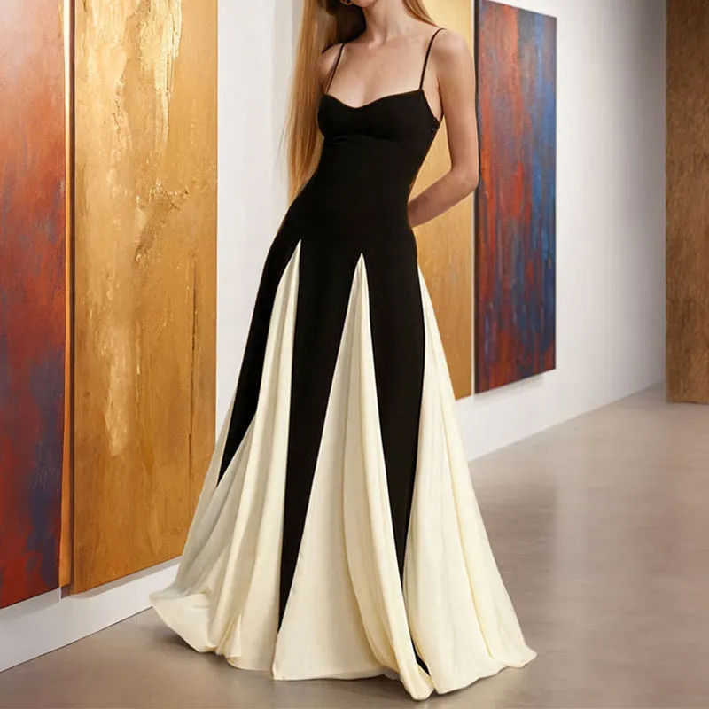 STOREXQ New autumn new personalized fashion temperament elegant sexy backless slim evening dress dress