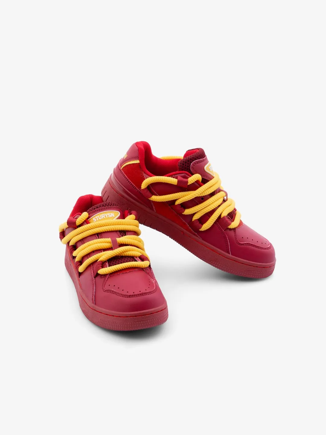 Sturysn Urban Cherry Pop Flat Low Top Classy Women’s Sneaker