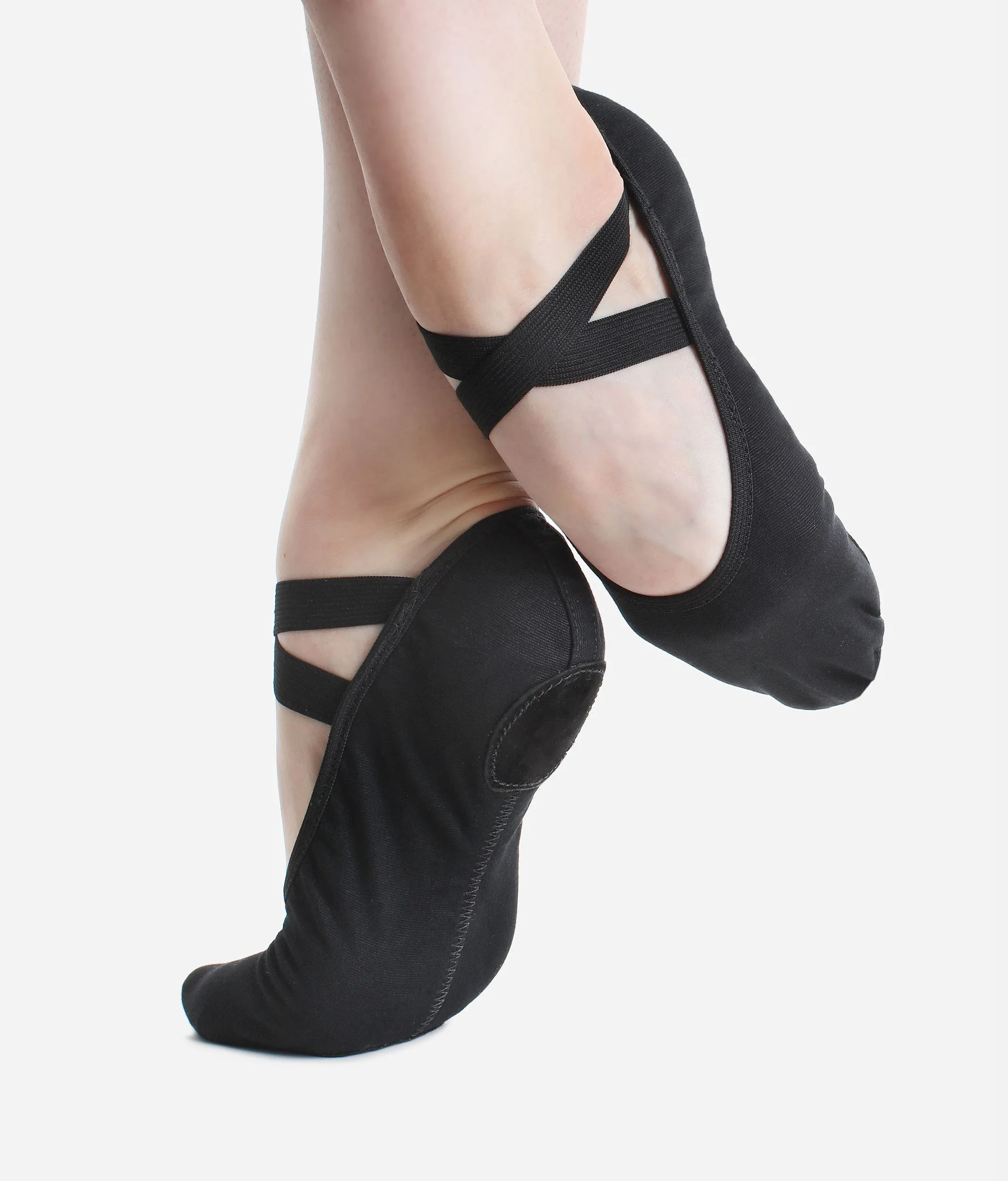 SuperPro Canvas Ballet Shoes SD120 - Left & Right Split Sole Ballet Flats